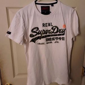 Super dry camouflage print tee